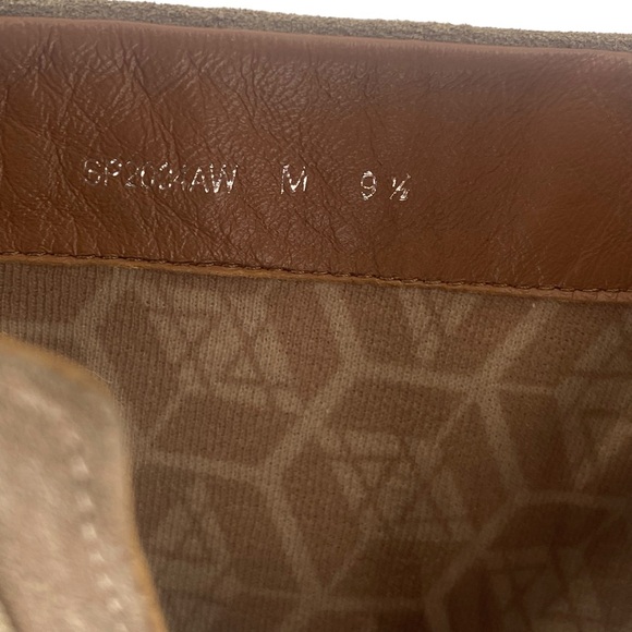 AQUATALIA | Luissa Shell Tan Ankle Side Zip Suede Booties | Size 9.5 - Picture 10 of 14